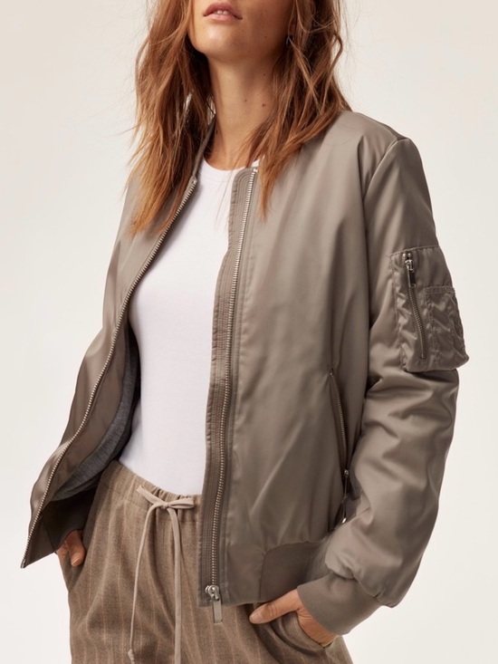Babaton Jackets & Blazers - Aritzia Babaton Bomber Jacket Lightweight Zip-Up - #89